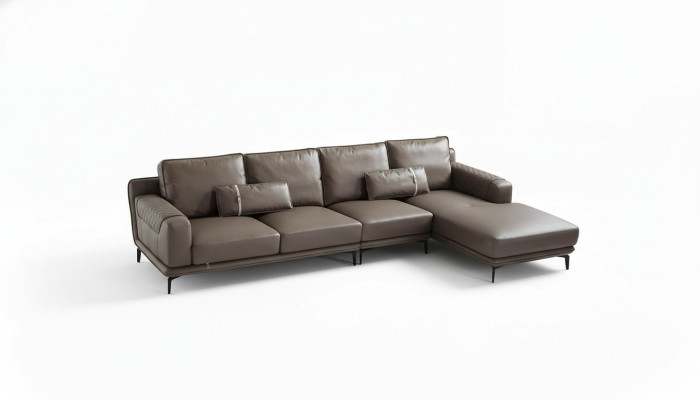 Narożnik Sofa Kanapa Designer Podkładka Siedziba Narożnik Living Landscape Skóra Kanapy