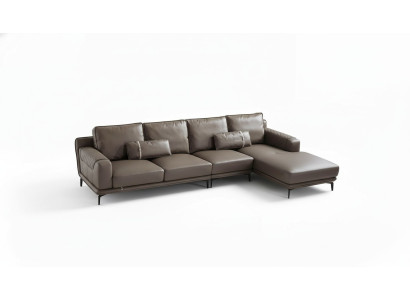 Narożnik Sofa Kanapa Designer Podkładka Siedziba Narożnik Living Landscape Skóra Kanapy