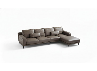 Narożnik Sofa Kanapa Designer Podkładka Siedziba Narożnik Living Landscape Skóra Kanapy