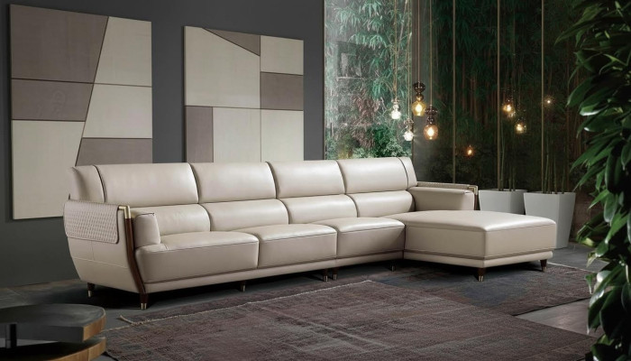 Narożnik Sofa Podkładka Kanapa Projektant Siedziba Narożnik Living Landscape Skóra Kanapy