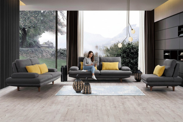 Designerska Sofa Couch 2 Siedziba Podkładka Skóra Couchen Duże Sofy Włókiennicze Nowość