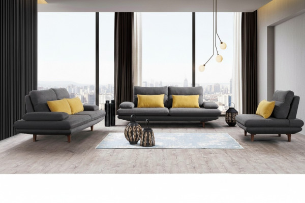 Designerska Sofa Couch 2 Siedziba Podkładka Skóra Couchen Duże Sofy Włókiennicze Nowość