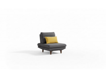Fotel Couch Podkładka Designer Włókienniczy 1 miejsce siedzące Kanapy Podkładka Telewizja Siedziba