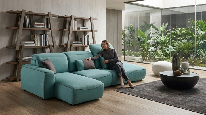 Włoski design Narożnik Sofa Siedziba Podkładka Narożnik Ustaw Couches CornerTextile