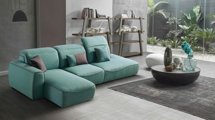 Włoski design Narożnik Sofa Siedziba Podkładka Narożnik Ustaw Couches CornerTextile