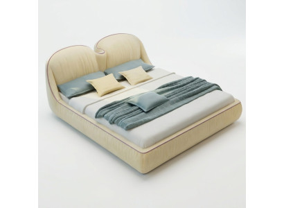 Design łóżko Skóra Łóżko Double Luxury Marriage Modern Hotel Frame Sleep