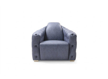 Fotel kanapa Tkanina Projektant Tekstylia + fotel Chesterfield do siedzenia kanapy