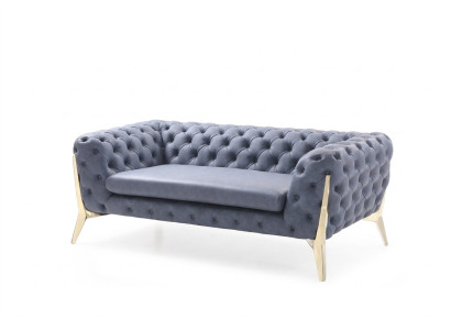 Sofa Chesterfield Couch Podkładka XXL Duży Ustaw Włókienniczy 4+2 designerskie kanapy