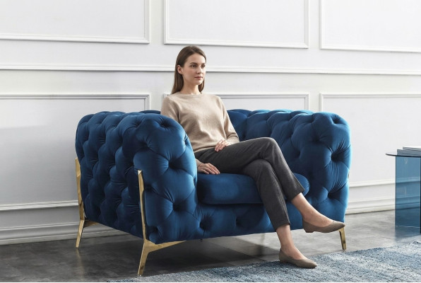 Zestaw Chesterfield 2x Fotel Zestaw wypoczynkowy Chesterfield 1+1 Siedziba Podkładka Fotel