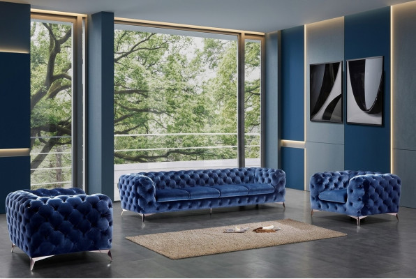 Sofa Chesterfield Couch Podkładka XXL Duży Ustaw Włókienniczy 3+3 designerskie kanapy