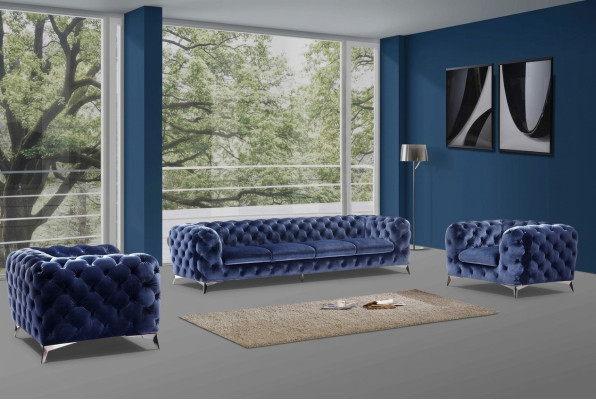 Sofa Włoska 2x Sofa Jednoosobowa Zestaw Podkładek Chesterfield Nowa 1+1 miejsce do siedzenia