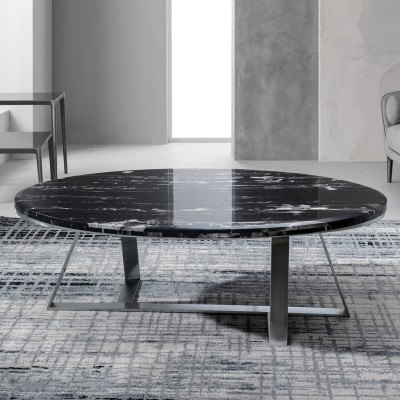 Sofa Tabela Okrągły stoły Okrągły Sofa New Metal Szkło Side Designer