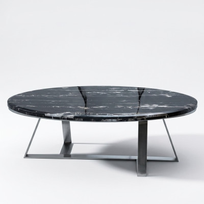 Sofa Tabela Okrągły stoły Okrągły Sofa New Metal Szkło Side Designer