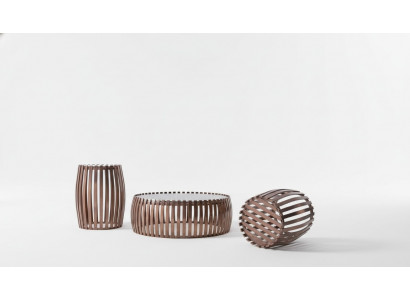 Kanapa Tabela Okrągły stoły Okrągły Sofa Metal Szkło Side Designer