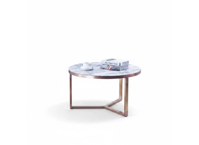 Designerska kanapa Tabela Okrągły stoły Okrągły Sofa Metal Szkło Bok