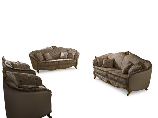 Sofa Kanapa 2 miejsce siedzące (bez 3+1) Klasyczny Barokowy Nowe Sofy 2er Designer Meble