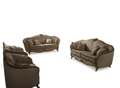 Sofa Kanapa 2 miejsce siedzące (bez 3+1) Klasyczny Barokowy Nowe Sofy 2er Designer Meble