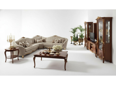 Klasyczna kanapa Narożnikowa kanapa Żywy krajobraz Sofa Podkładka Siedziba arredoclassic