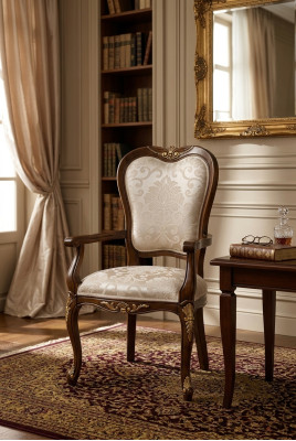 Classic 1 Krzesło Designerska jadalnia włoska Meble Drewno Baroque