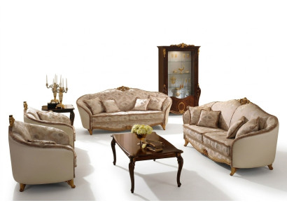 Sofa Kanapa 3 miejsce do siedzenia bez 2+1 Designerskie Meble Klasyczne Barokowe Rokoko