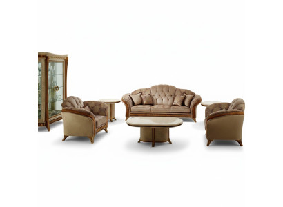 Luksusowa Klasa 2+1+1 Meble Włoskie Zestaw sofowy Sofa Nowość arredoclassic™