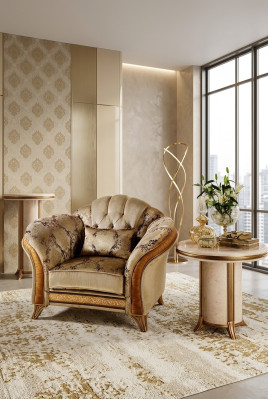 Stolik Tabela okrągły stolik kawowy królewski designerskie Meble Baroque