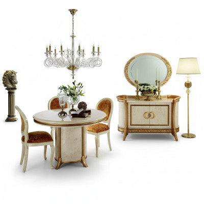 arredoclassic™ Luxury Class Meble jadalnia Okrągły Tabela Stół obiadowy