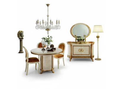 arredoclassic™ Luxury Class Meble jadalnia Okrągły Tabela Stół obiadowy