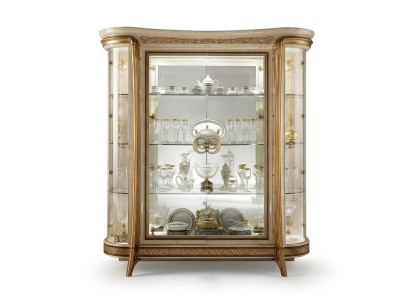 Gablota Szafa Szafka szklana Designerskie Meble Barokowe Rokoko Deco Art Nouveau