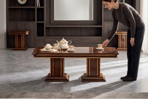 stolik kawowy Elegancki design sofa do salonu kanapa stoły barokowy rokoko