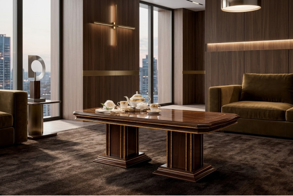 stolik kawowy Elegancki design sofa do salonu kanapa stoły barokowy rokoko