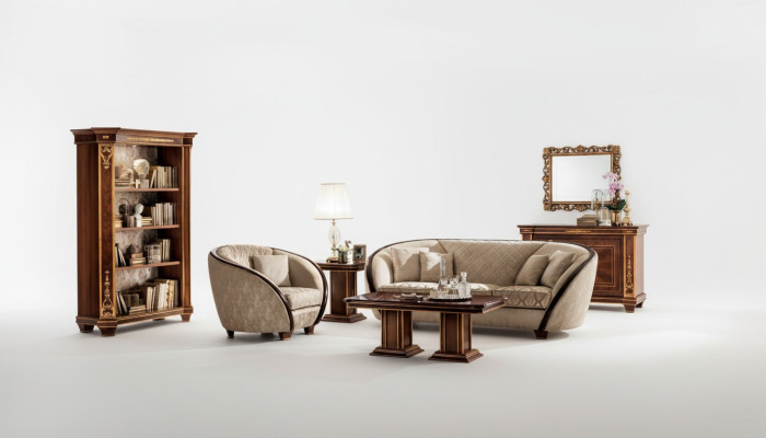 Classic Couch 1 miejsce do siedzenia Fotel TV Art Nouveau Barokowa Sofa Rokoko