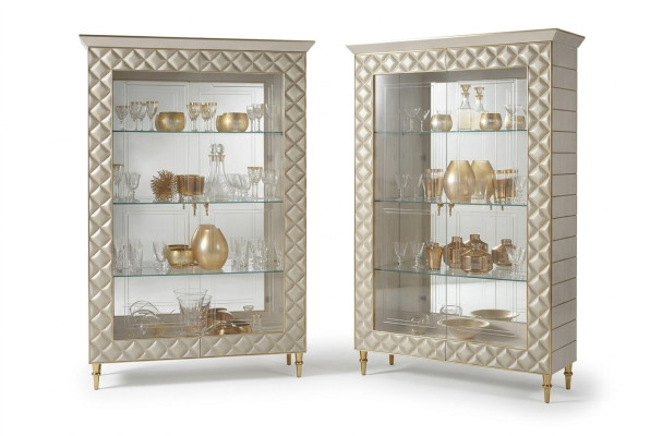 Gablota Szafa Szafka szklana Projektant Meble Deco Rokoko Barok Art Nouveau