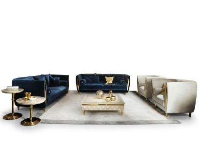 Zestaw sofowy Sofa Kanapa 3 miejsce do siedzenia (rez 2+1) Designerskie Meble Classic