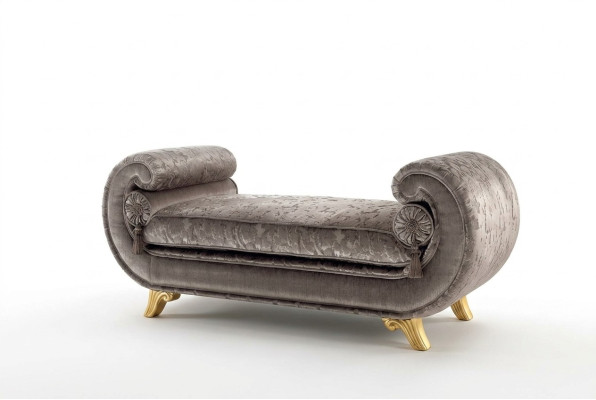 Szezlong Luksusowa Sofa Fotel Klasyczny Barokowy Rokoko Art Nouveau