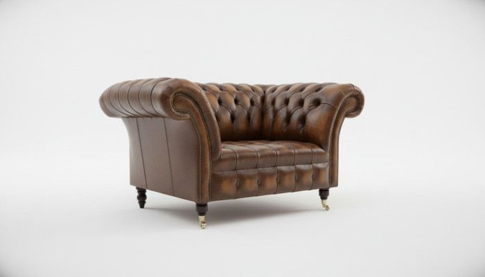 Chesterfield kanapa skórzana 1-osobowa Sofa Fotele kanapy Sofas Design Luksusowa kanapa Sofas Nowa