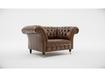 Chesterfield kanapa skórzana 1-osobowa Sofa Fotele kanapy Sofas Design Luksusowa kanapa Sofas Nowa