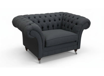 Fotel Chesterfield, kanapa telewizyjna, sofa 1-osobowa, tkanina, tkaniny obiciowe #2.