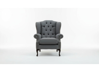 Projekt Chesterfield Design Luksusowe sofy materiałowe Fotel z tkaniny 1-osobowa sofa Tapicerka