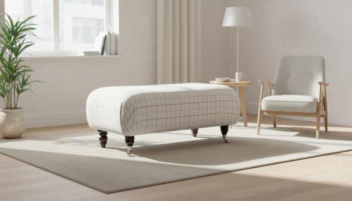 Chesterfield pufa Ottomane Taboret Klasyczny pomocniczy fotel do relaksu Sofa Nowy