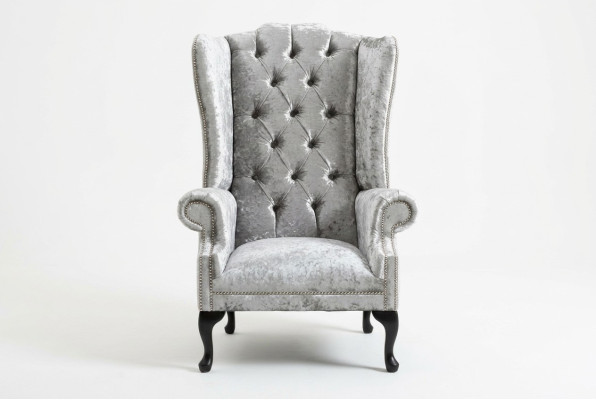 Chesterfield Design Sofa Fotel Kanapa Luksusowy Tekstylia Kanapy 1-osobowa #102