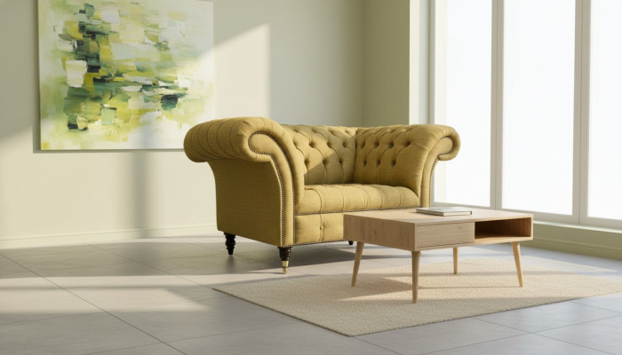 Chesterfield Design Sofa Fotel Kanapa Luksusowe Materiały Tapicerki Kanapy Jednoosobowe #100
