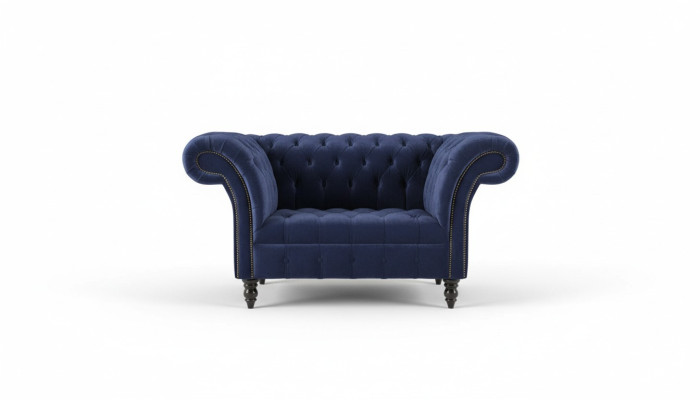 Chesterfield Design Sofa Fotel Kanapa Wygodne Luksusowe Klasyczne Tkaninowe Kanapy