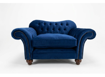 Chesterfield Design Sofa Fotel Kanapa Luksusowy Tekstylia Alkowy Jednoosobowa #132
