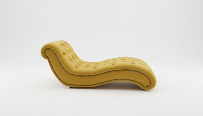 Chesterfield Szezlong Sofa Leżak Leżak Relaks Leżaki Skóra