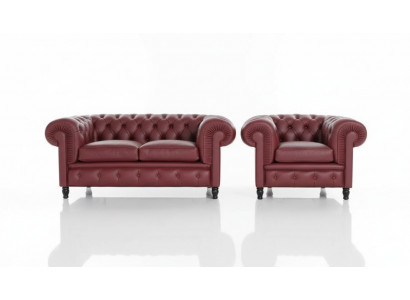 Chesterfield Couch Podkładka 2+1 miejsce do siedzenia Meble tapicerowane Zestaw sofowy Couches Sofy