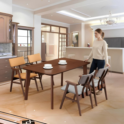 Krzesło 1x Jadalnia Pokój Club Krzesła Krzesło Tapicerowane Fotel Drewno Lounge Włochy Projektant