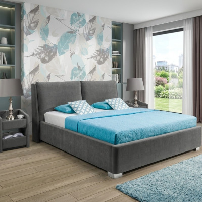 Design Łóżko Sypialnia łóżko Włókienniczy Skóra Hotel Luxury Podkładka Małżeństwo Double