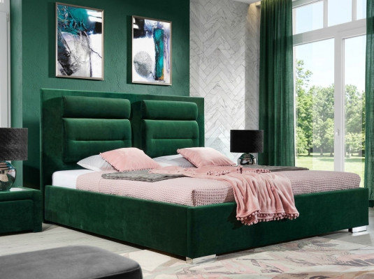 Projektant Łóżko Sypialnia łóżka Włókienniczy Skóra Hotel Luxury Podkładka Aksamit