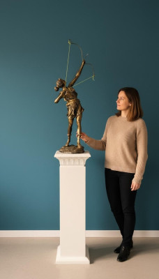 Diana Bogini Łuk Strzała XXL Projektant Statua Rzeźba Rysunek Posągi Dekoracja